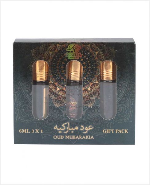 ROSELLA CREATIONS OUD MUBARAKIA GIFT PACK 3X6ML