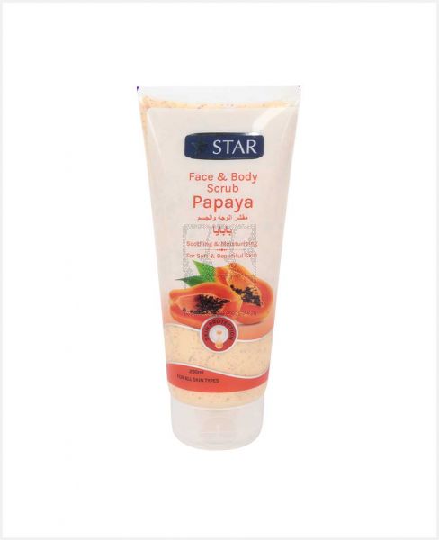 STAR FACE AND BODY SCRUB PAPAYA 200ML