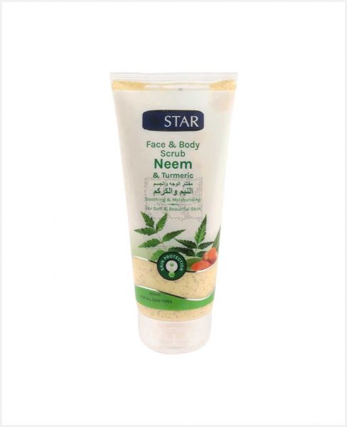 STAR FACE AND BODY SCRUB NEEM AND TURMERIC 200ML