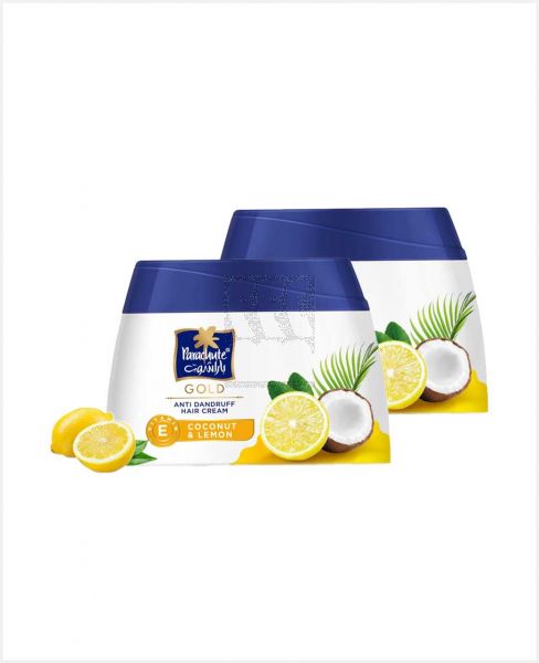 PARACHUTE GOLD ANTI DANDRUFF HAIR CREAM COCONUT & LEMON 2X140ML @30%OFF