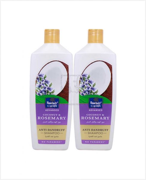 PARACHUTE ADVANSED ANTI-DANDRUFF SHAMPOO COCONUT & ROSEMARY 2X340ML