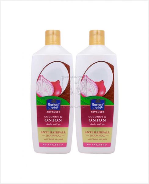 PARACHUTE ADVANSED ANTI HAIRFALL SHAMPOO COCONUT & ONION 2X340ML