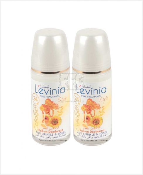 LEVINIA ROLL ON DEODORANT ASSORTED 2X55ML