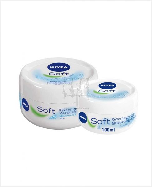 NIVEA SOFT CREAM 300ML+100ML FREE