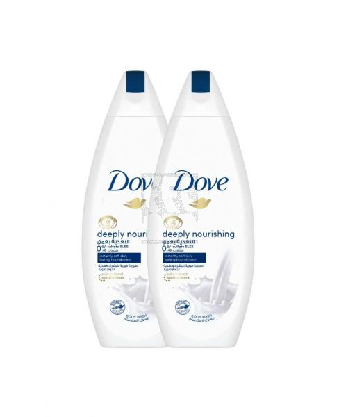 DOVE DEEPLY NOURISHING BODY WASH 2X250ML PROMO