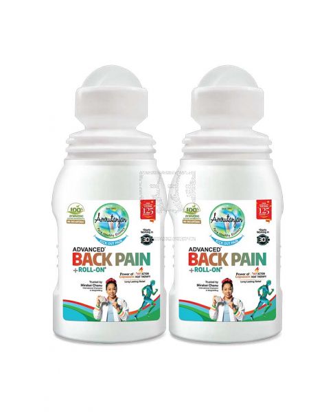AMRUTANJAN ADVANCED BACK PAIN ROLL ON 2X50ML