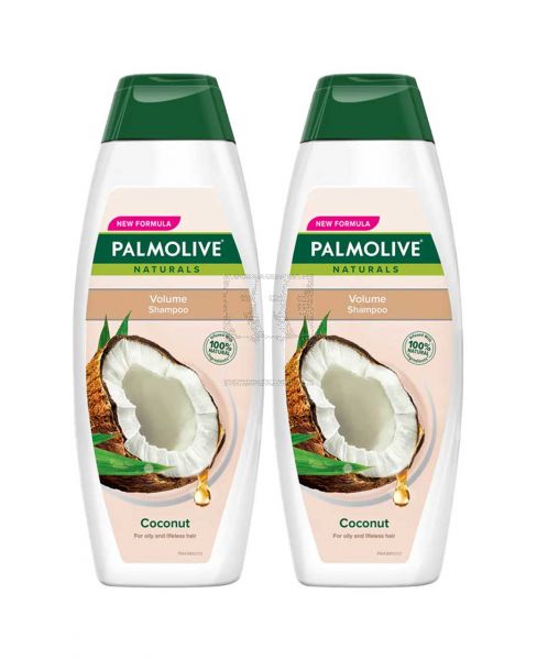 PALMOLIVE SHAMPOO VOLUME COCONUT 2X380ML PROMO