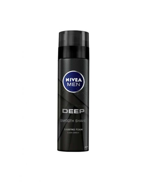 NIVEA MEN DEEP SMOOTH SHAVE SHAVING FOAM 200ML PROMO