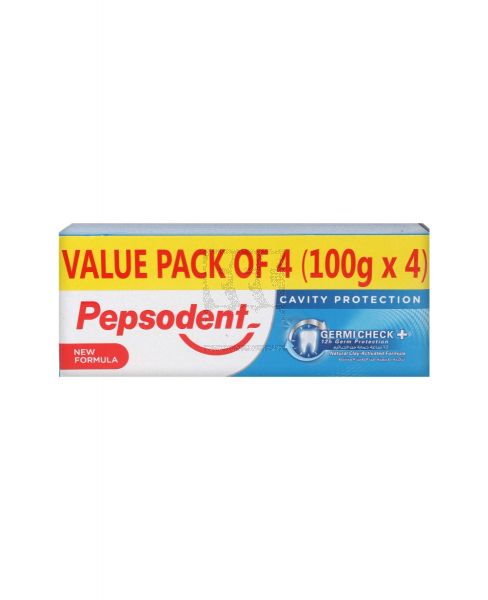 PEPSODENT GERMICHECK TOOTHPASTE 4X100GM