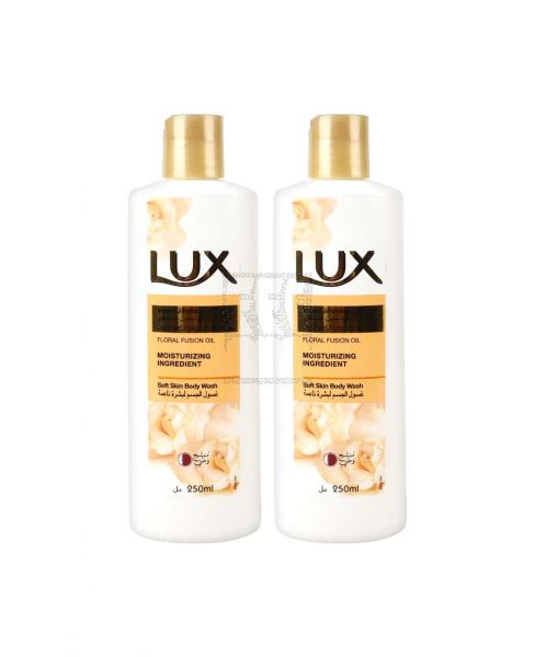 LUX VELVET JASMINE SOFT SKIN BODY WASH 2X250ML @20%OFF
