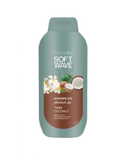 COSMALINE SOFT WAVE TIARE COCONUT SHOWER GEL 650ML PROMO