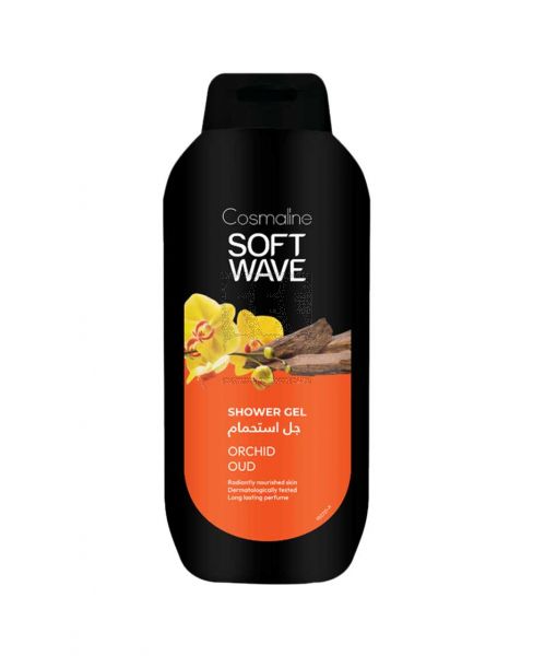 COSMALINE SOFT WAVE ORCHID OUD SHOWER GEL 650ML PROMO