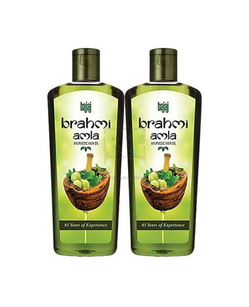 BAJAJ BRAMHI AMLA AYURVEDIC HAIR OIL 2X300ML @20%OFF