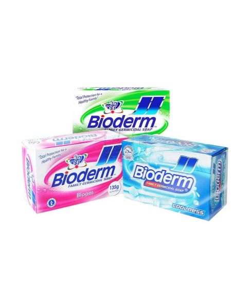 BIODERM GERMICIDAL SOAP ASSORTED 3X135GM PROMO