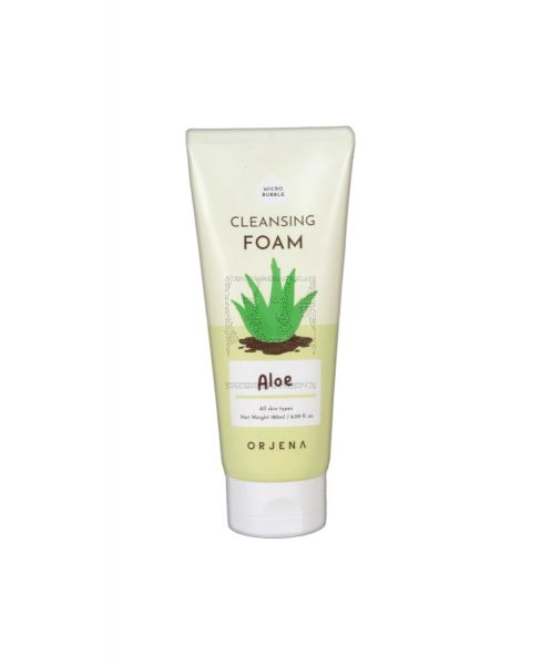 ORJENA SMILE DAY CLEANSING FOAM ALOE 180ML