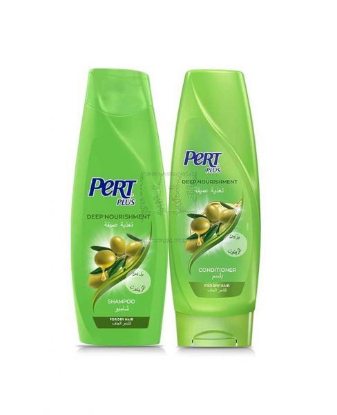 PERT PLUS DEEP NOURISHMENT OLIVE OIL SHAMPOO 400ML+CONDITONER 360ML