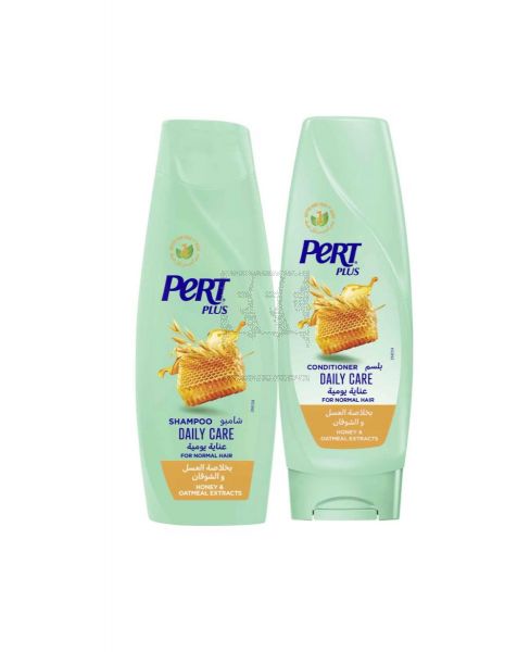 PERT PLUS DAILY CARE HONEY SHAMPOO 400ML+CONDITIONER 360ML