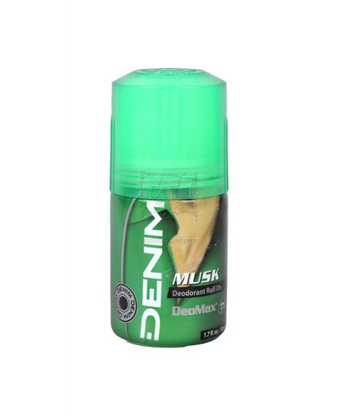 DENIM DEOMAX DEODORANT ROLL ON MUSK 50ML