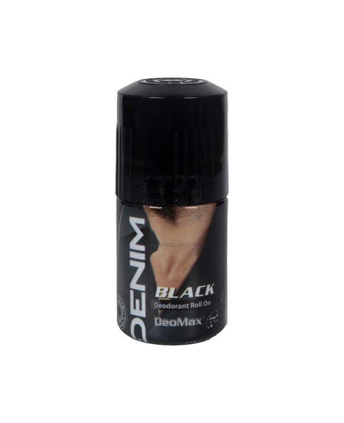 DENIM DEOMAX DEODORANT ROLL ON BLACK 50ML