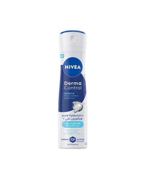 NIVEA 72H DERMA CONTROL DEFEND EXTRA COMFORT ANTI-PERSPIRANT SPRAY 150ML