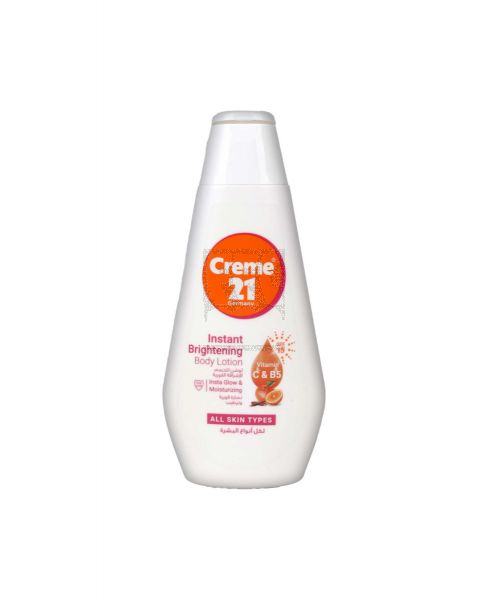 CREME 21 INSTANT BRIGHTENING INSTA GLOW & MOISTURIZING BODY LOTION 400ML