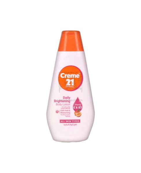 CREME 21 DAILY BRIGHTENING EVEN-TONE & MOISTURIZING BODY LOTION 400ML