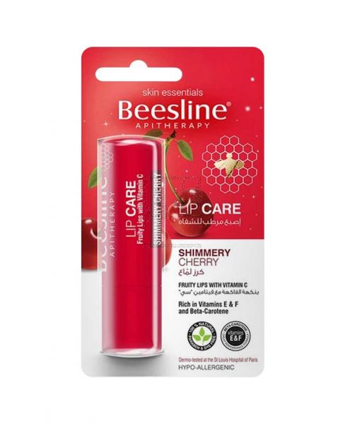 BEESLINE LIP CARE SHIMMERY CHERRY 4GM+1FREE