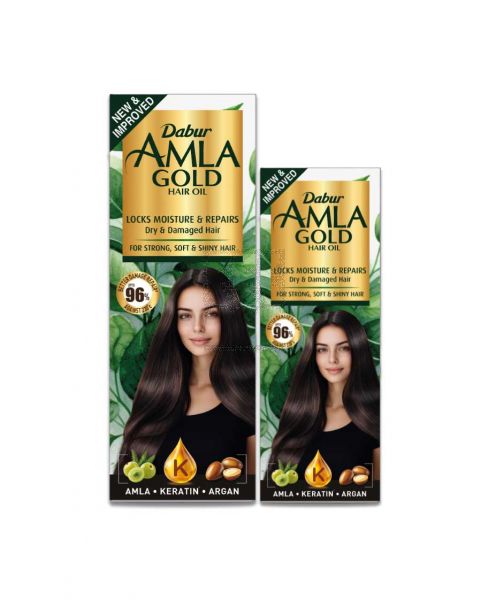 DABUR AMLA GOLD HAIR OIL 300ML+100ML FREE 400ML