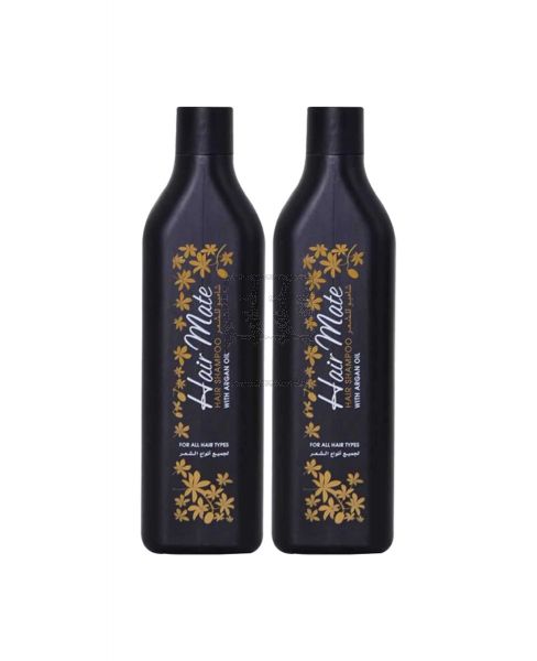 HAIR MATE HAIR SHAMPOO WITH ARGAN OIL 2X350ML PROMO