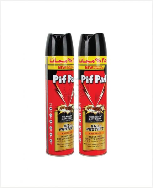 PIF PAF COCKROACH & ANT KILLER 2X500ML @20%OFF