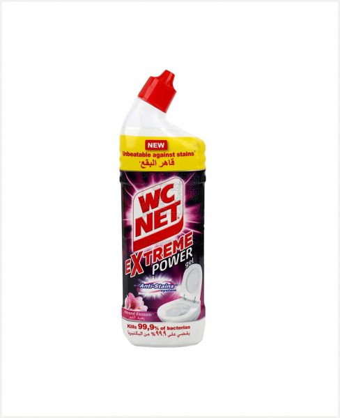 WC NET EXTREME POWER GEL TOILET CLEANER ALMOND BLOSSOM 750ML