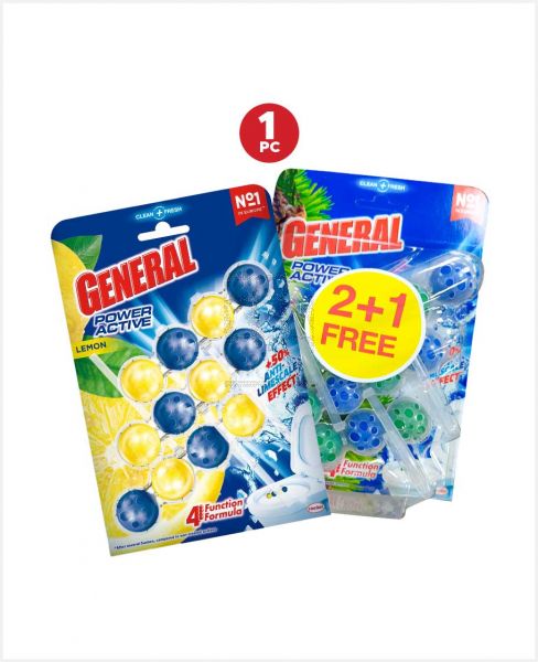 GENERAL TOILET CLEANER OCEAN BREEZE 50GM 2+1 PROMO