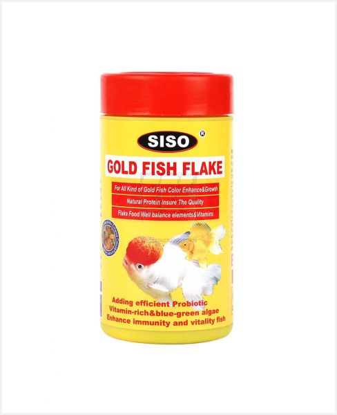 SISO GOLD FISH FLAKE FISH FOOD 100ML