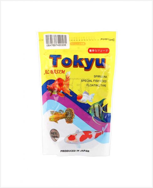 TOKYU SPIRULINA SPECIAL FISH FOOD 100GM