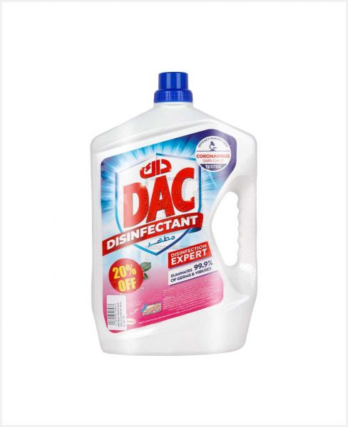 DAC BASE DISINFECTANT ROSE W/COVID STICKR 3LTR SPECIAL OFFER