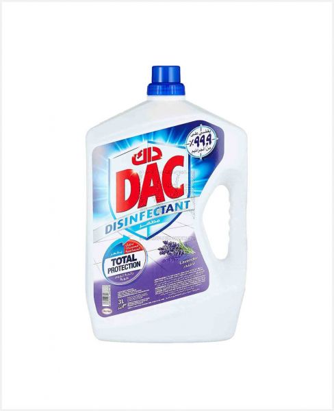 DAC BASE DISINFECT LAVENDR W/COVID STICKR 3LTR SPECIAL OFFER