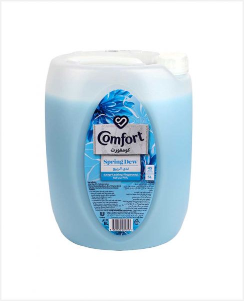 COMFORT DILUTE FABRIC CONDITIONER SPRING DEW 5LTR