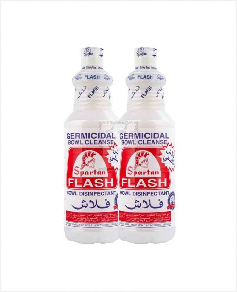 SPARTAN FLASH BOWL CLEANSE DISINFECTANT 2X1LTR @25% OFF