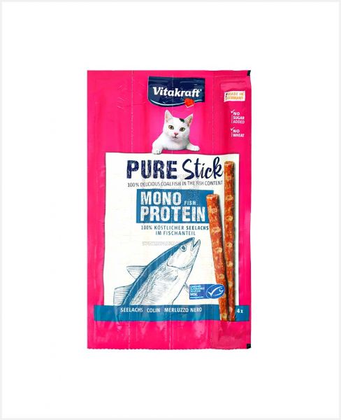 VITAKRAFT PURE STICK COALFISH 4PCS 20GM