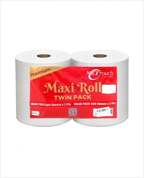 NICE TOUCH MAXI ROLL 2PLY 120MTR TWIN PACK PROMO