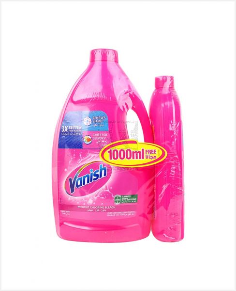 VANISH COLOUR SAFE FABRIC STAIN REMOVER 3L+1LTR