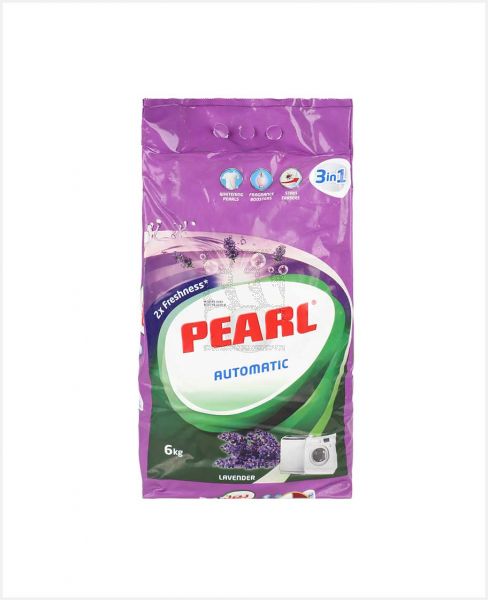 PEARL AUTOMATIC LOW FOAM DETERGENT POWDER LAVENDER 6KG SPECIAL OFFER