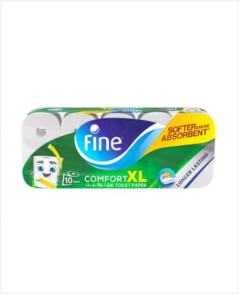 FINE COMFORT XL TOILET TISSUE 2PLYX10ROLLS