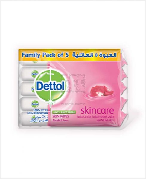 DETTOL SKIN WIPES SKIN CARE 10SX5PCS