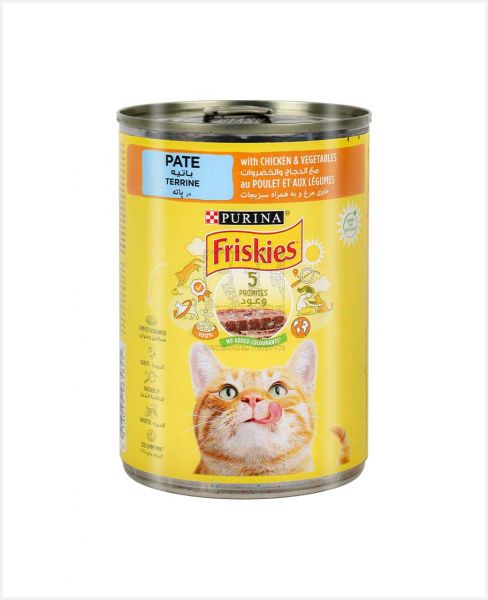 PURINA FRISKIES CHUNKPOUND WITH CHICKEN & VEGETABLES 400GM