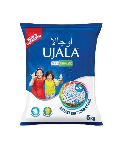 UJALA AUTOMATIC INSTANT DIRT DISSOLVERS DETERGENT POWDER 5KG