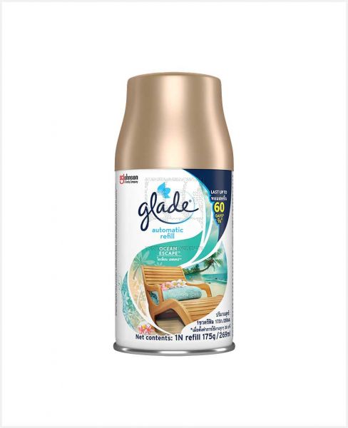 GLADE AUTO REFILL AIR FRESHENER OCEAN ESCAPE 2SX269ML+SHEER VANILLA 269ML