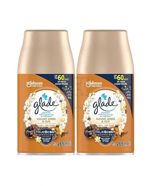 GLADE AUTO REFILL AIR FRESHENER ORIENTAL OUD 2X269ML
