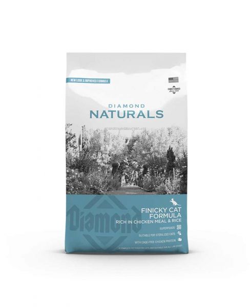 DIAMOND NATURALS FINICKY CAT FORMULA CHICKEN MEAL & RICE 3KG