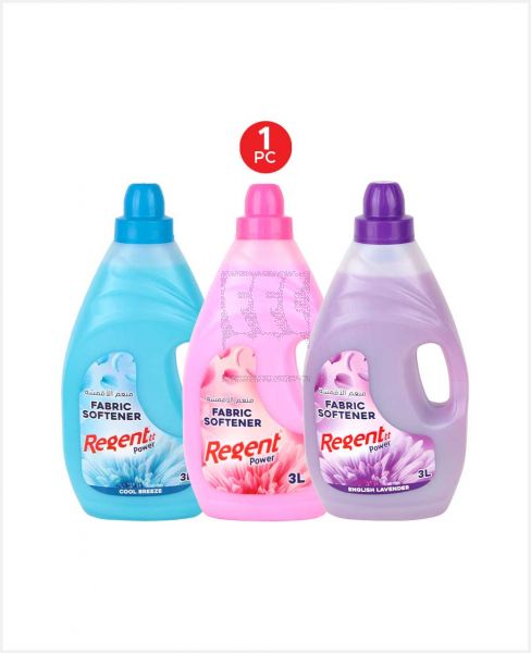 REGENT POWER FABRIC SOFTENER ASSORTED 3LTR